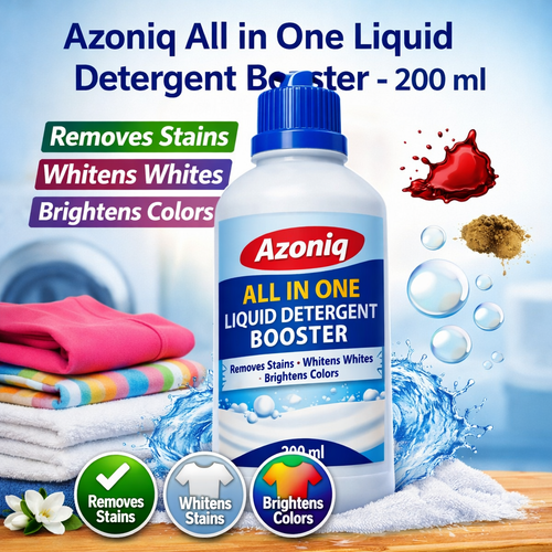 All-in-One Liquid Detergent Booster | Powerful Stain Remover (Pack of 2)