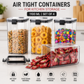 Air Tight Containers For Kitchen Storage Set (1100 ML)
