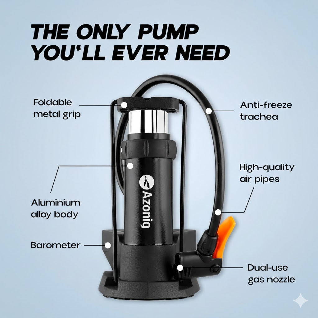 Portable High-Pressure Foot Air Pump