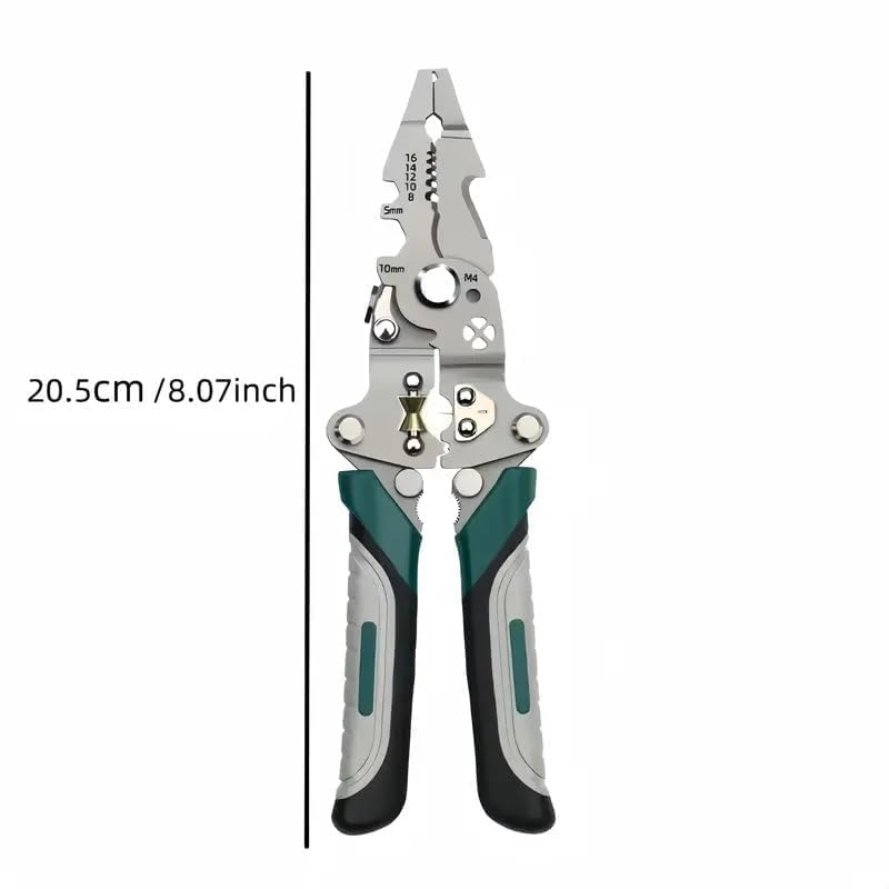 All-in-1 Multifunction Stainless Steel Wire Stripper Tool
