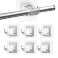 No Drill Curtain Rod Brackets
