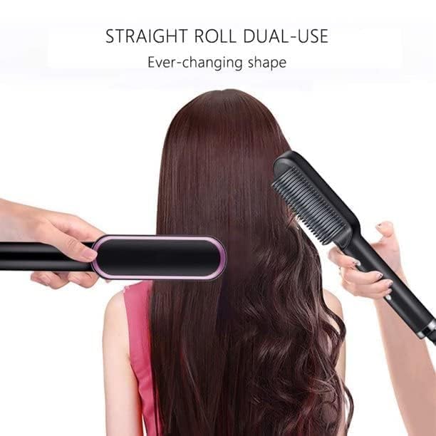 Ceramic Hair Straightening Brush for Women