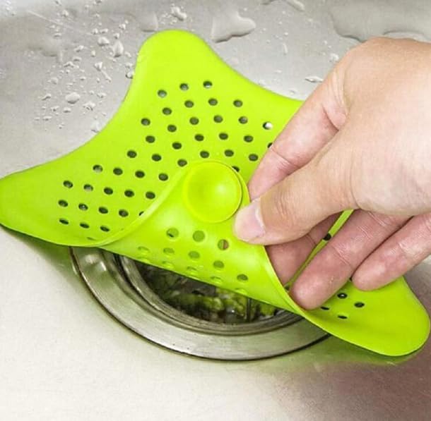 Star Shaped Silicone Sink Filter