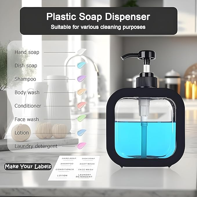 Liquid Soap Dispenser Pack of 2