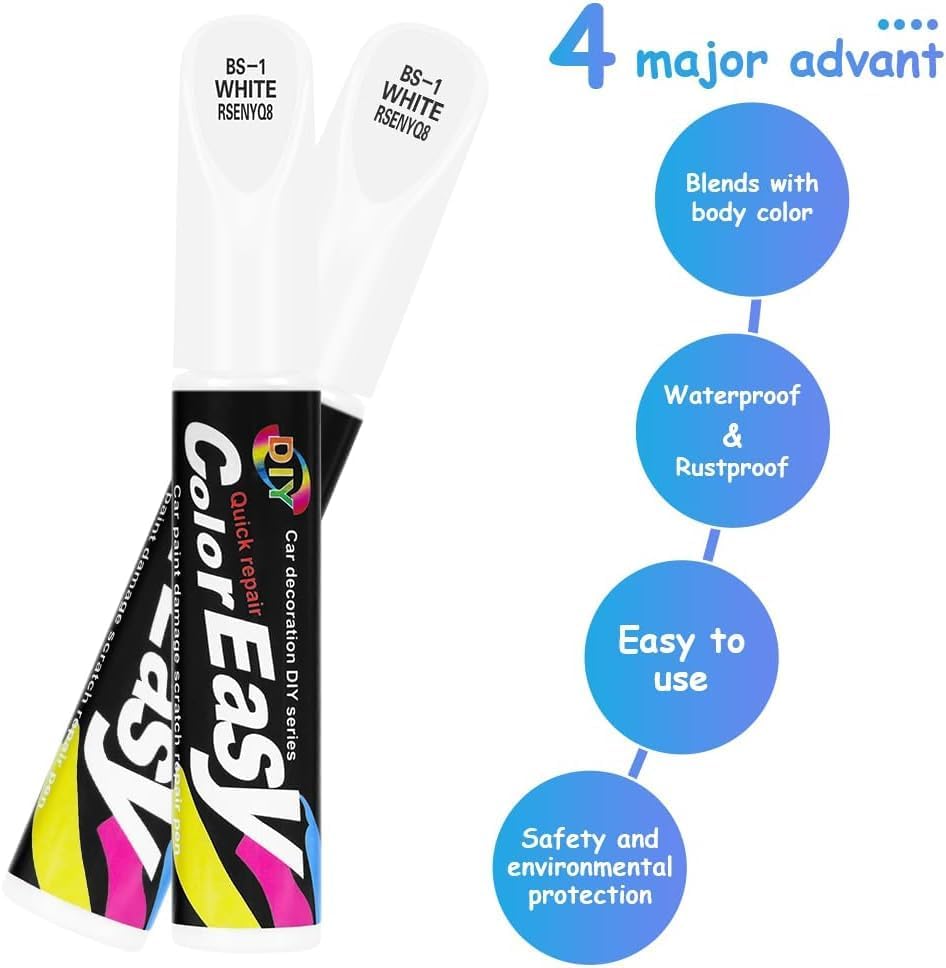 Waterproof White Car Paint Repair Pen – Scratch Remover