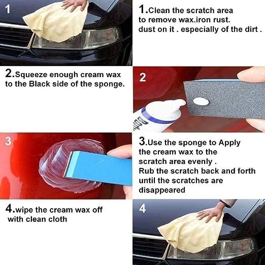 Car Body Scratch Remover and Repair Polishing Wax Kit