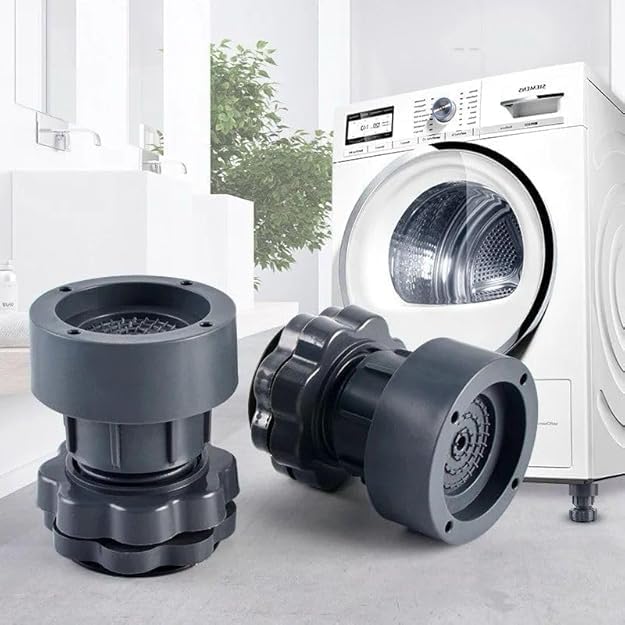 Washing Machine & Refrigerator Stand with Anti-Vibration Pads