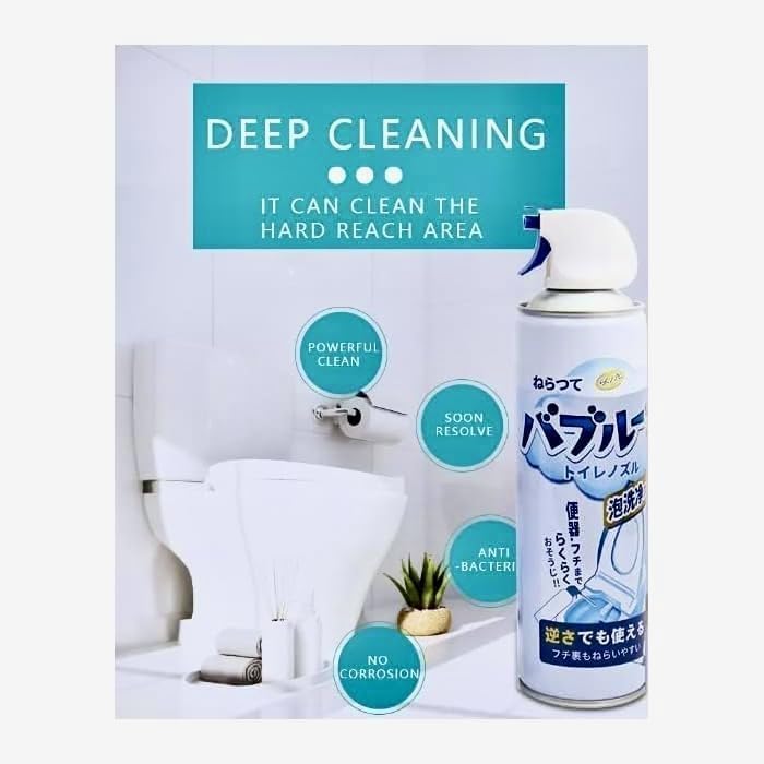 Toilet Cleaner Fast-Acting Foaming Spray