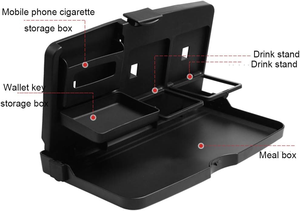 Car Back Seat Food Tray Table Organizer