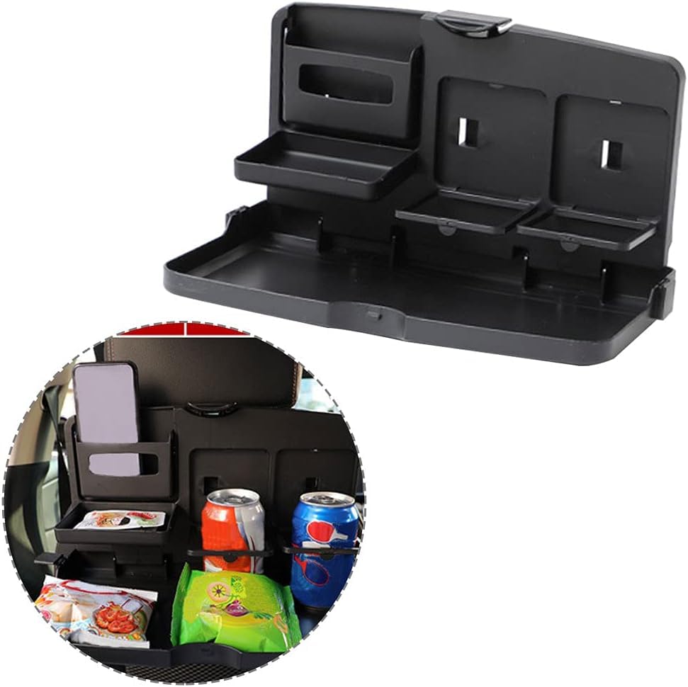 Car Back Seat Food Tray Table Organizer