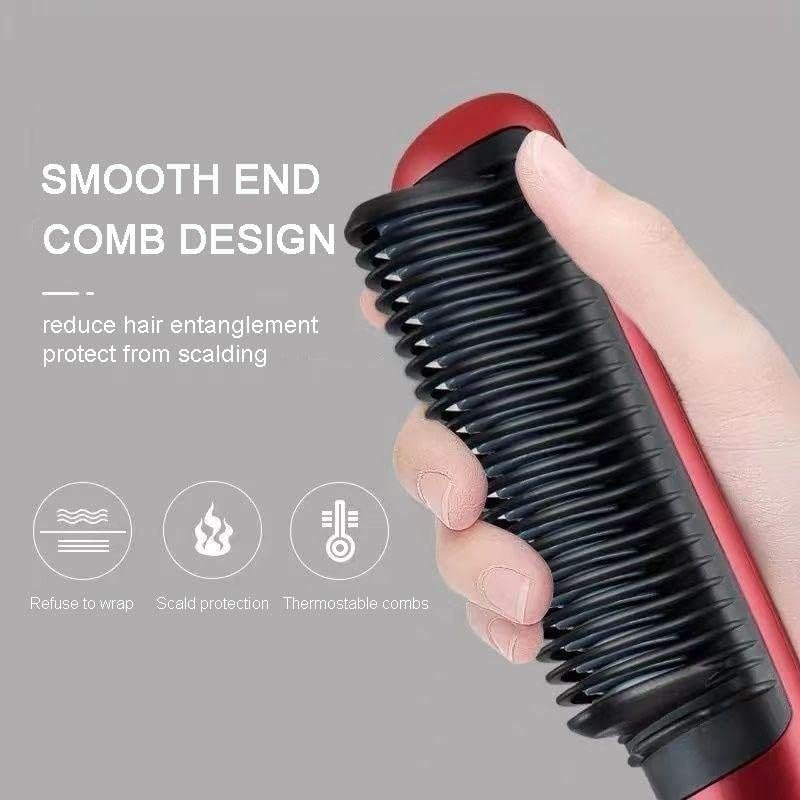 Ceramic Hair Straightening Brush for Women