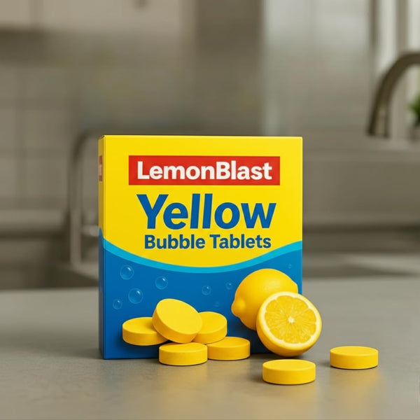 Yellow Bubble Tablets for Deep Cleaning