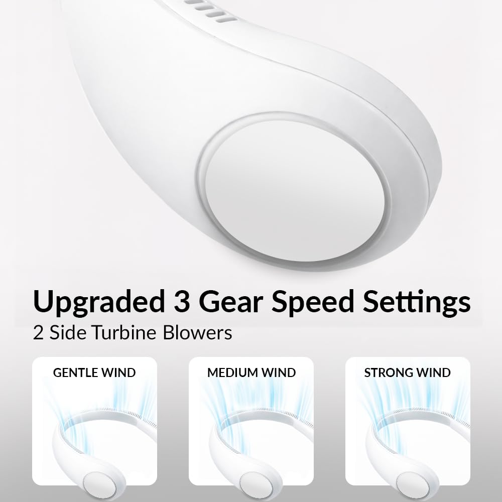 Portable Wearable Neck Fan