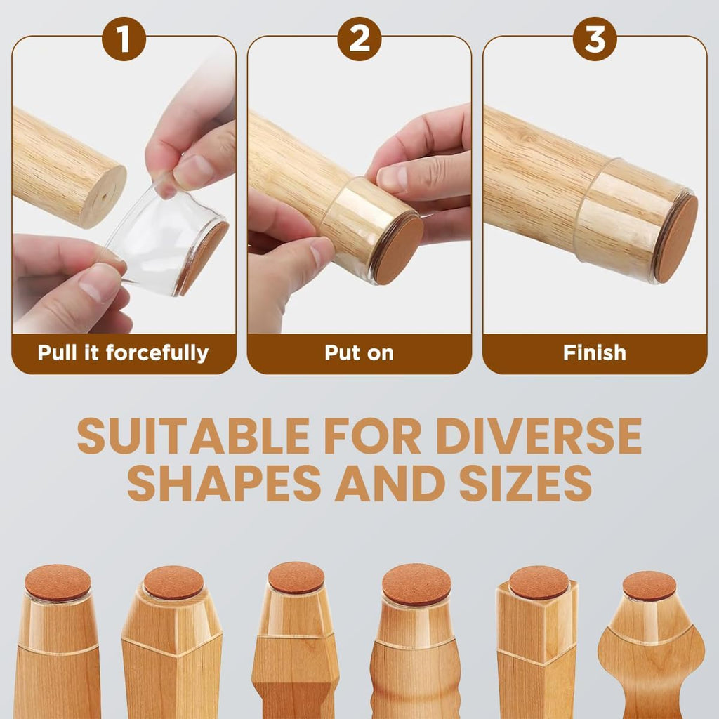 Silicone Chair Leg Floor Protectors