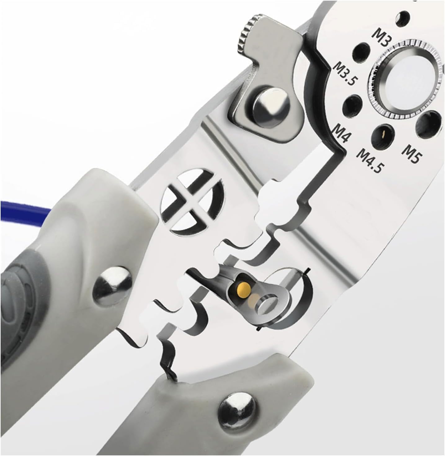 All in 1 Multifunction Stainless Steel Wire Stripper/Wire Crimping Tool,