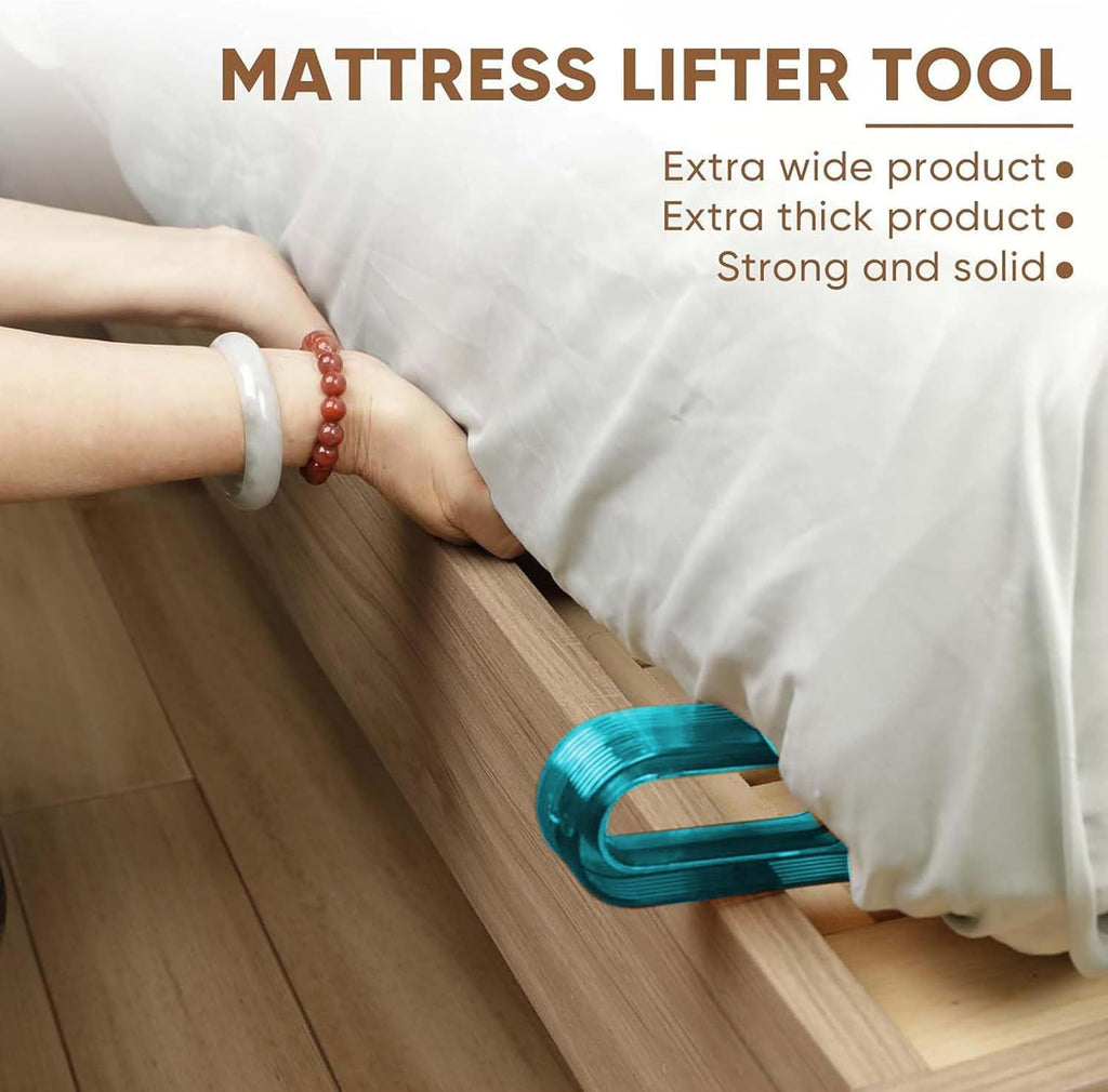 2-in-1 Mattress Lifter Stand & Bed Sheet Tucker Tool