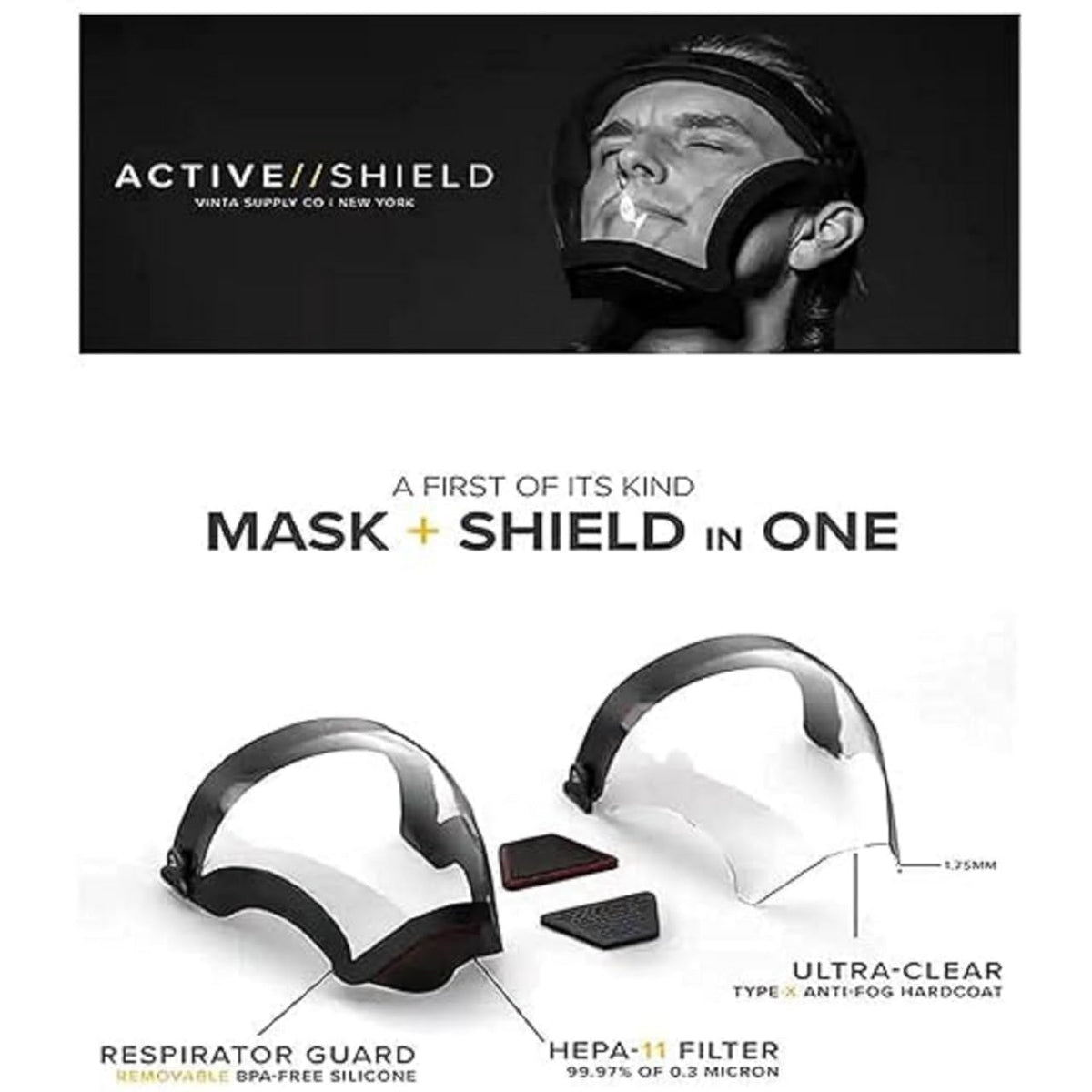Bubble Face Shield helmet