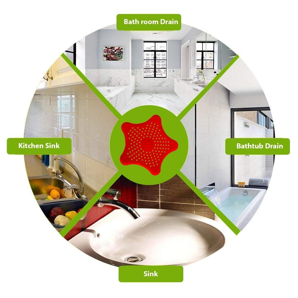 Star Shaped Silicone Sink Filter