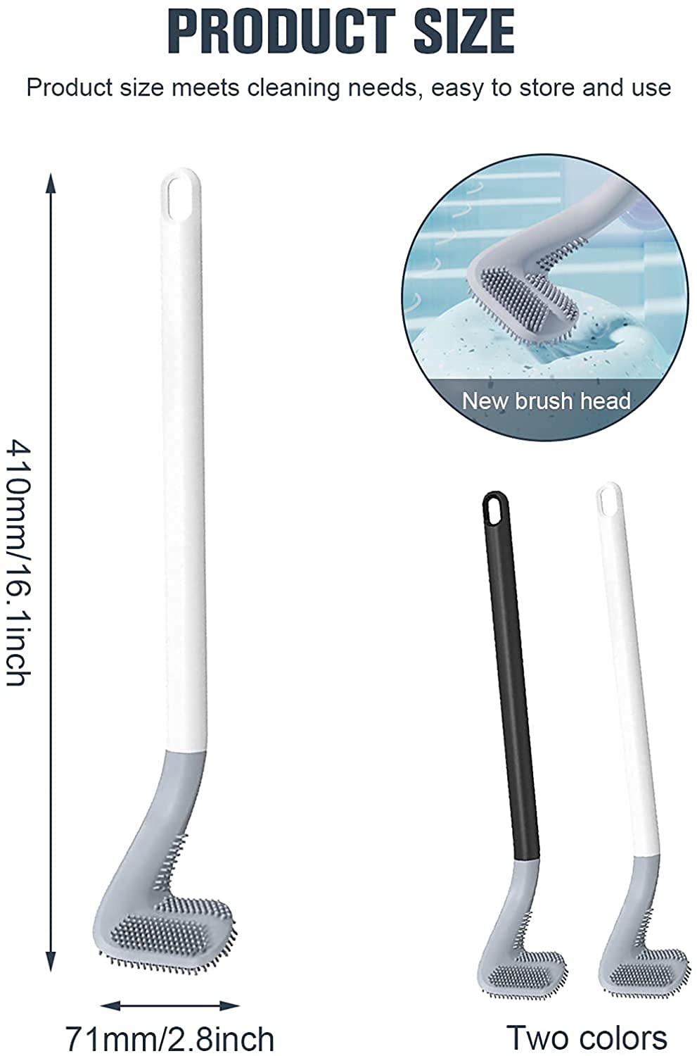 Golf Toilet Brush Set with Holder