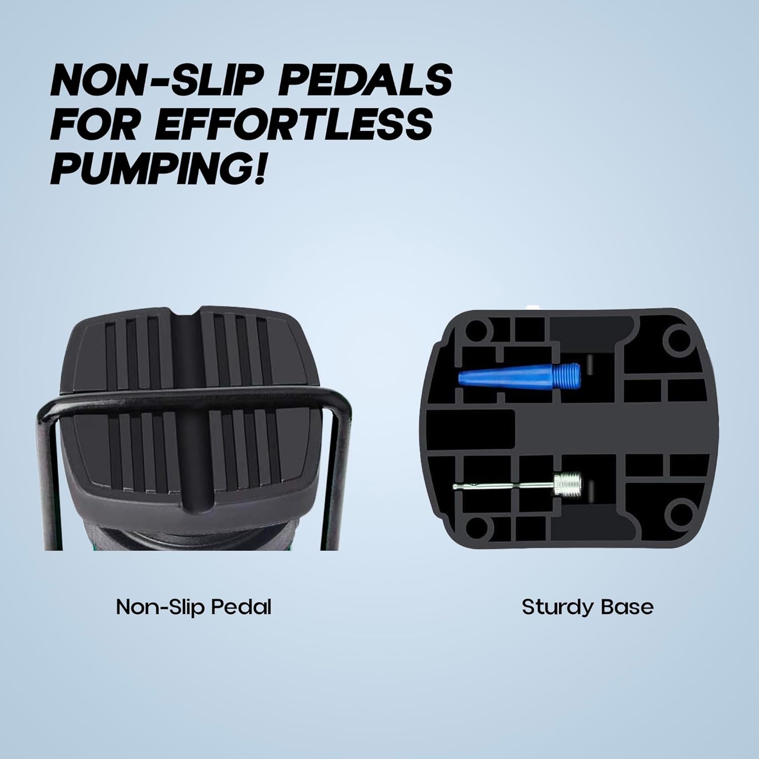 Portable High-Pressure Foot Air Pump