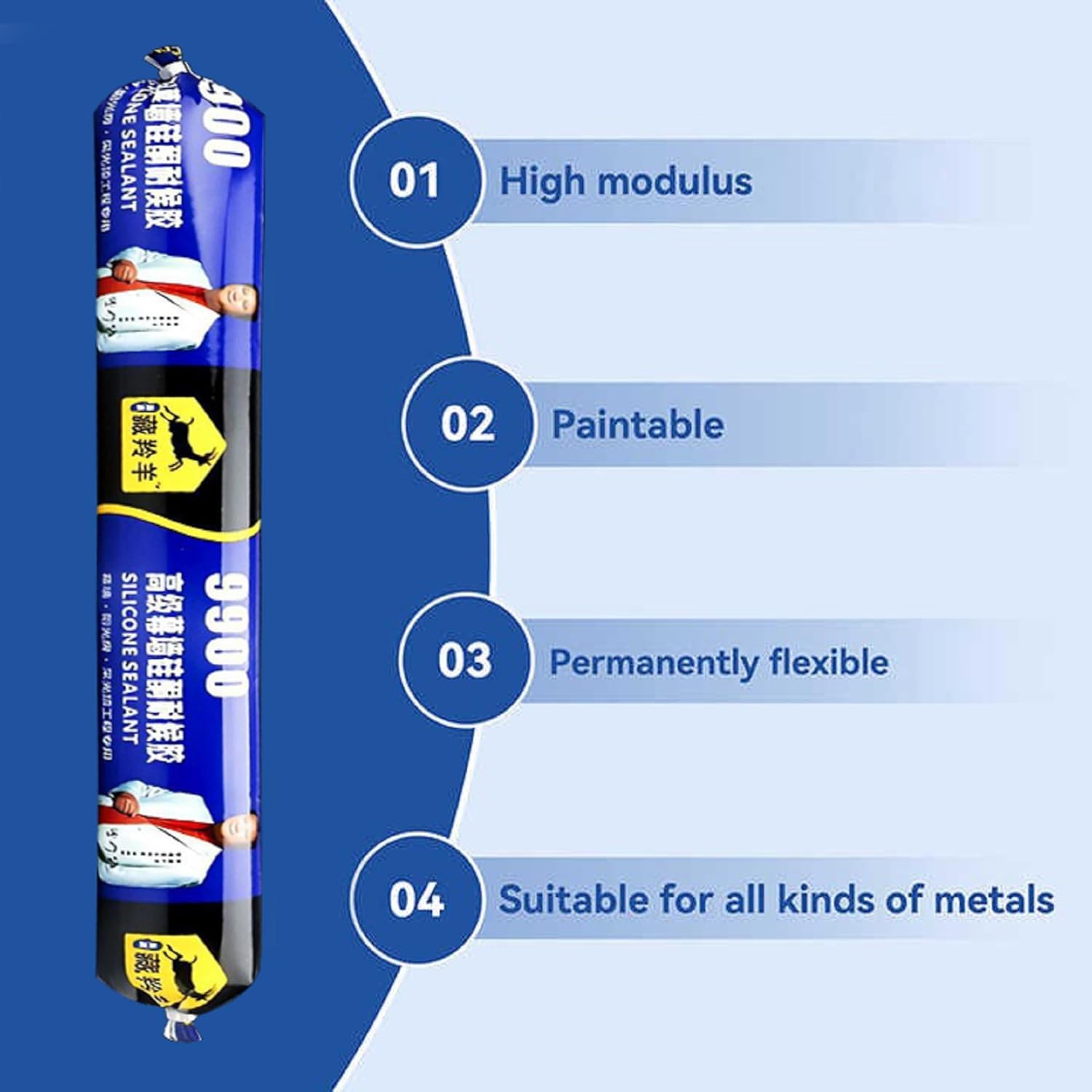 Waterproof Silicone Sealant, Fast Fixing Fast Drying Roof Adhesive
