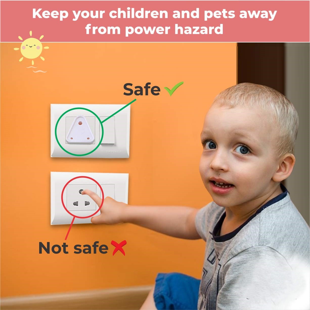 Electrical Socket Cover Guards for Child