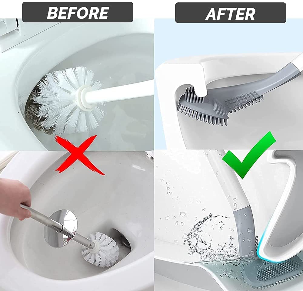 Golf Toilet Brush Set with Holder