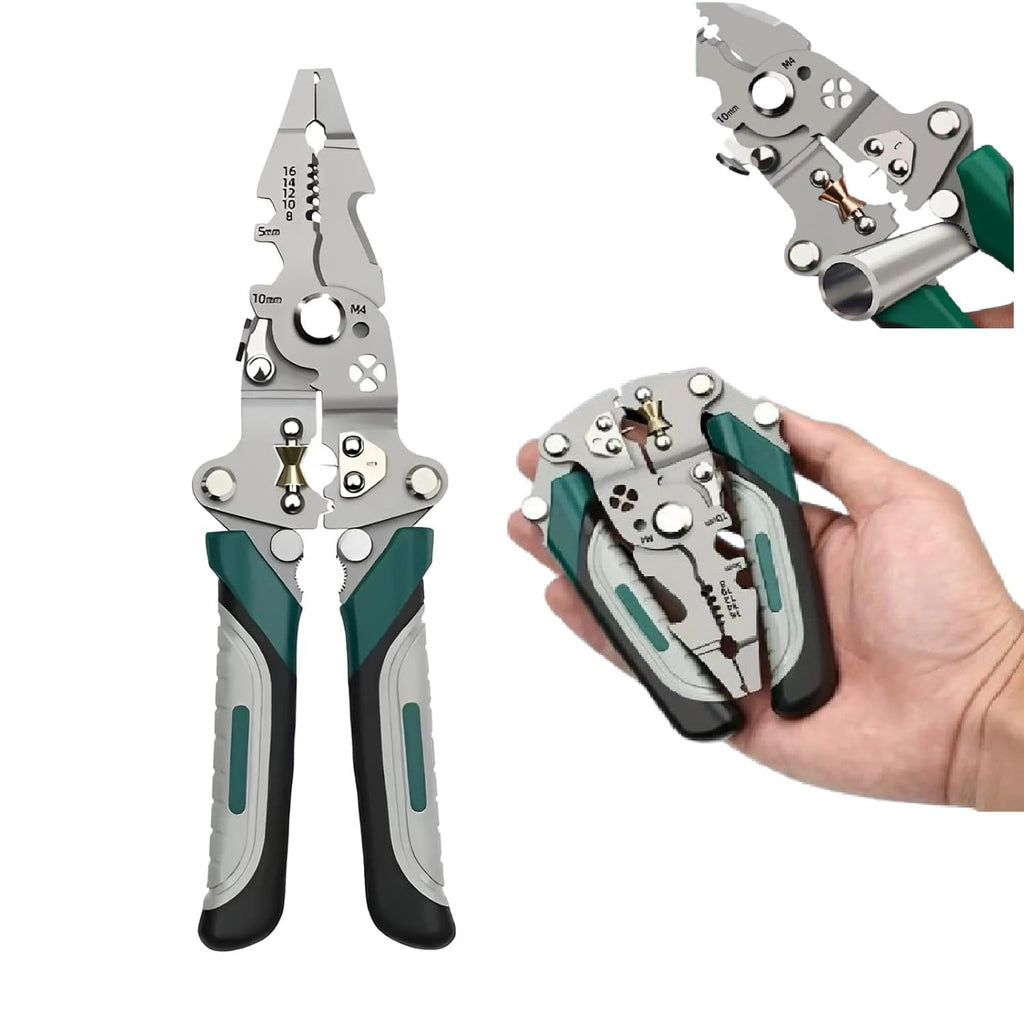 All-in-1 Multifunction Stainless Steel Wire Stripper Tool