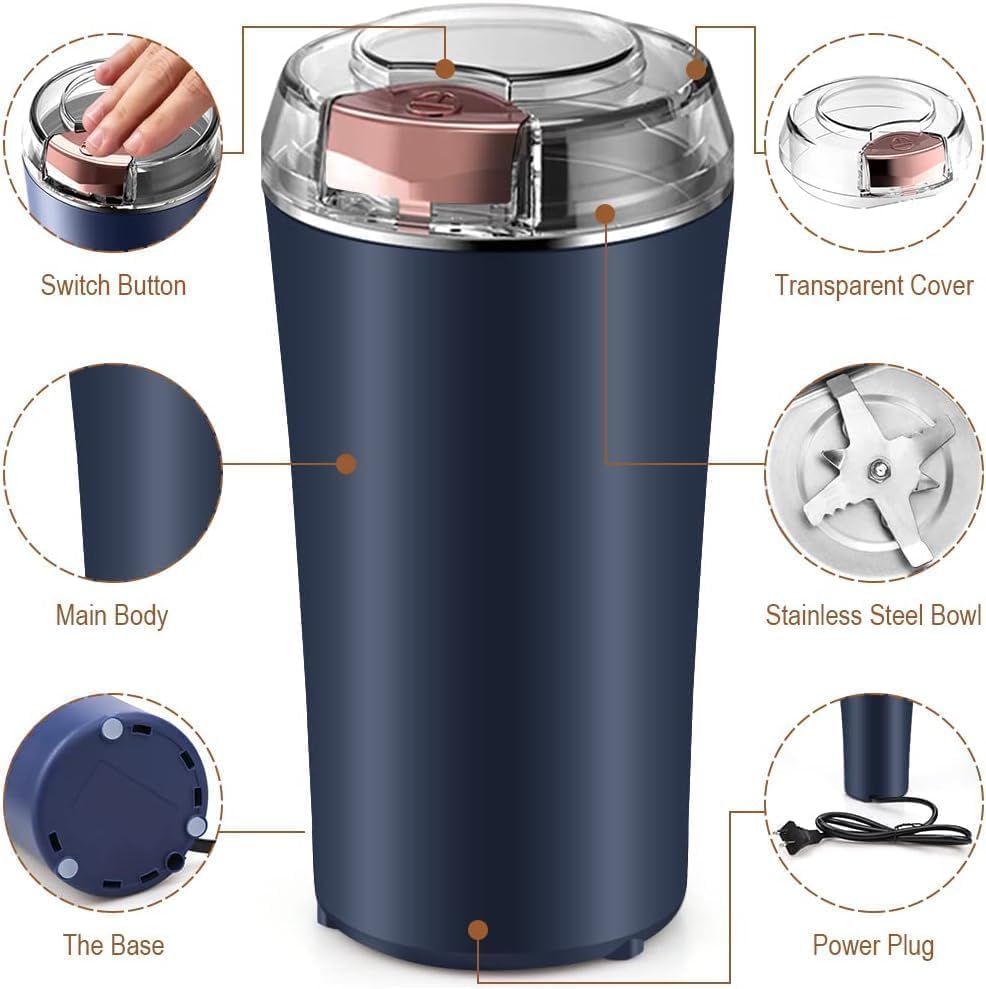Multi-Functional Electric Stainless Steel Grinder