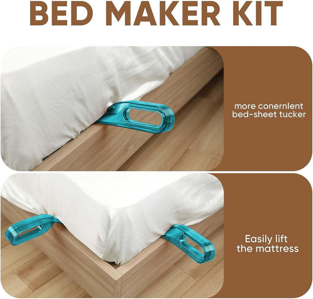 2-in-1 Mattress Lifter Stand & Bed Sheet Tucker Tool