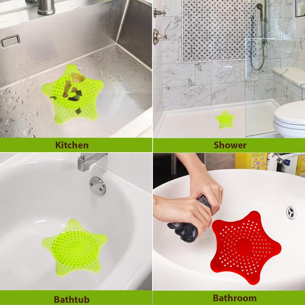 Star Shaped Silicone Sink Filter