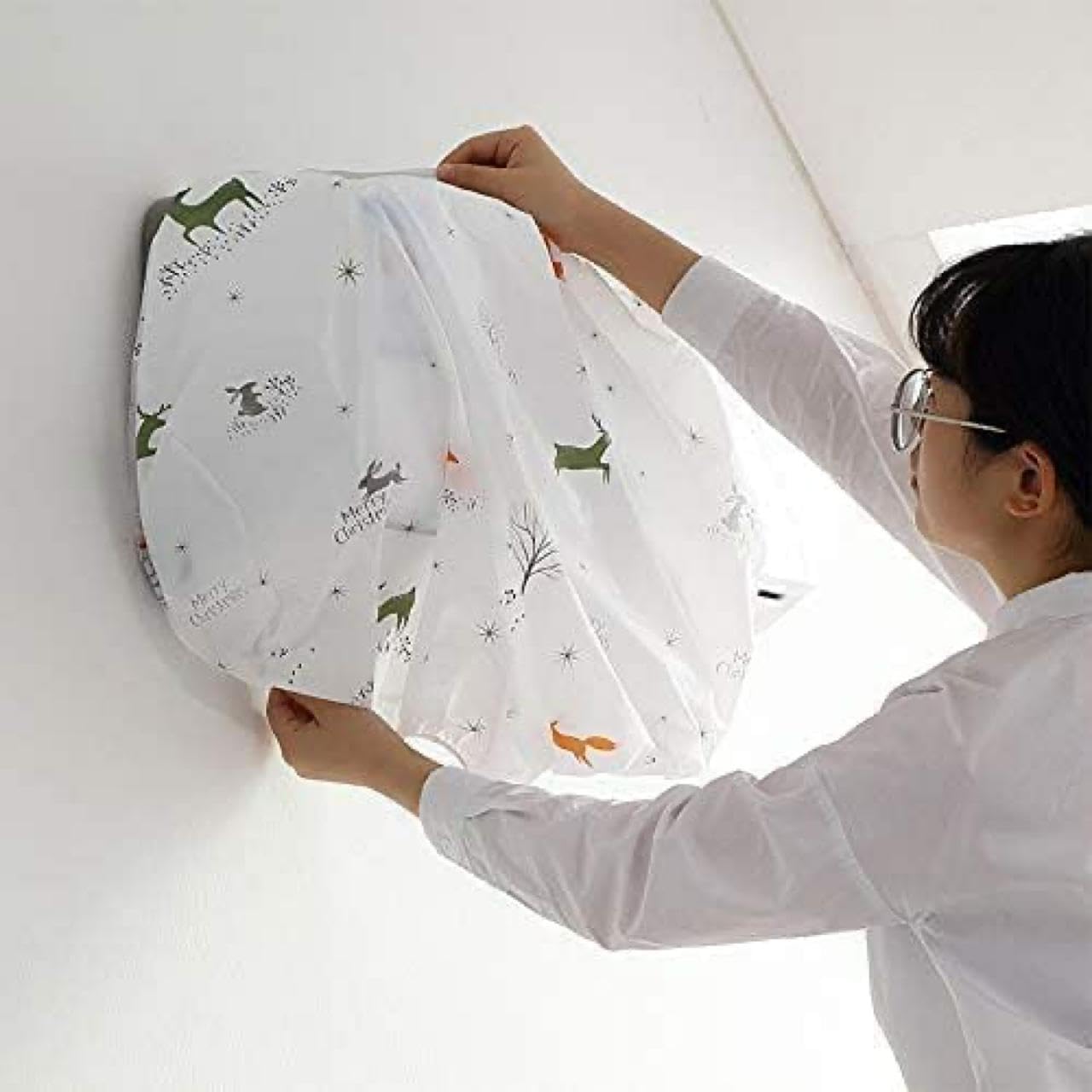 Dustproof Waterproof Stretchable AC Cover with Elastic