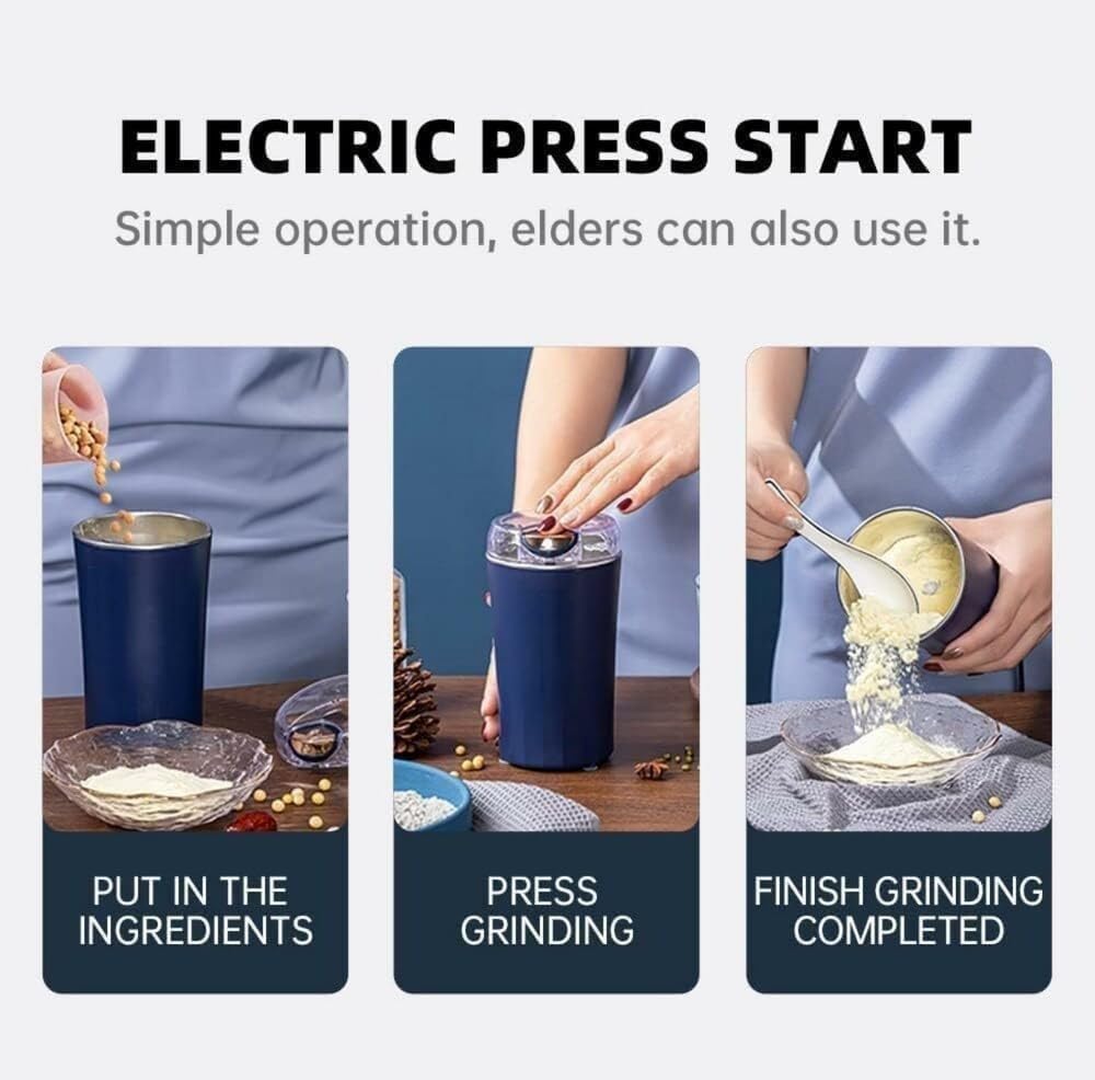 Multi-Functional Electric Stainless Steel Grinder