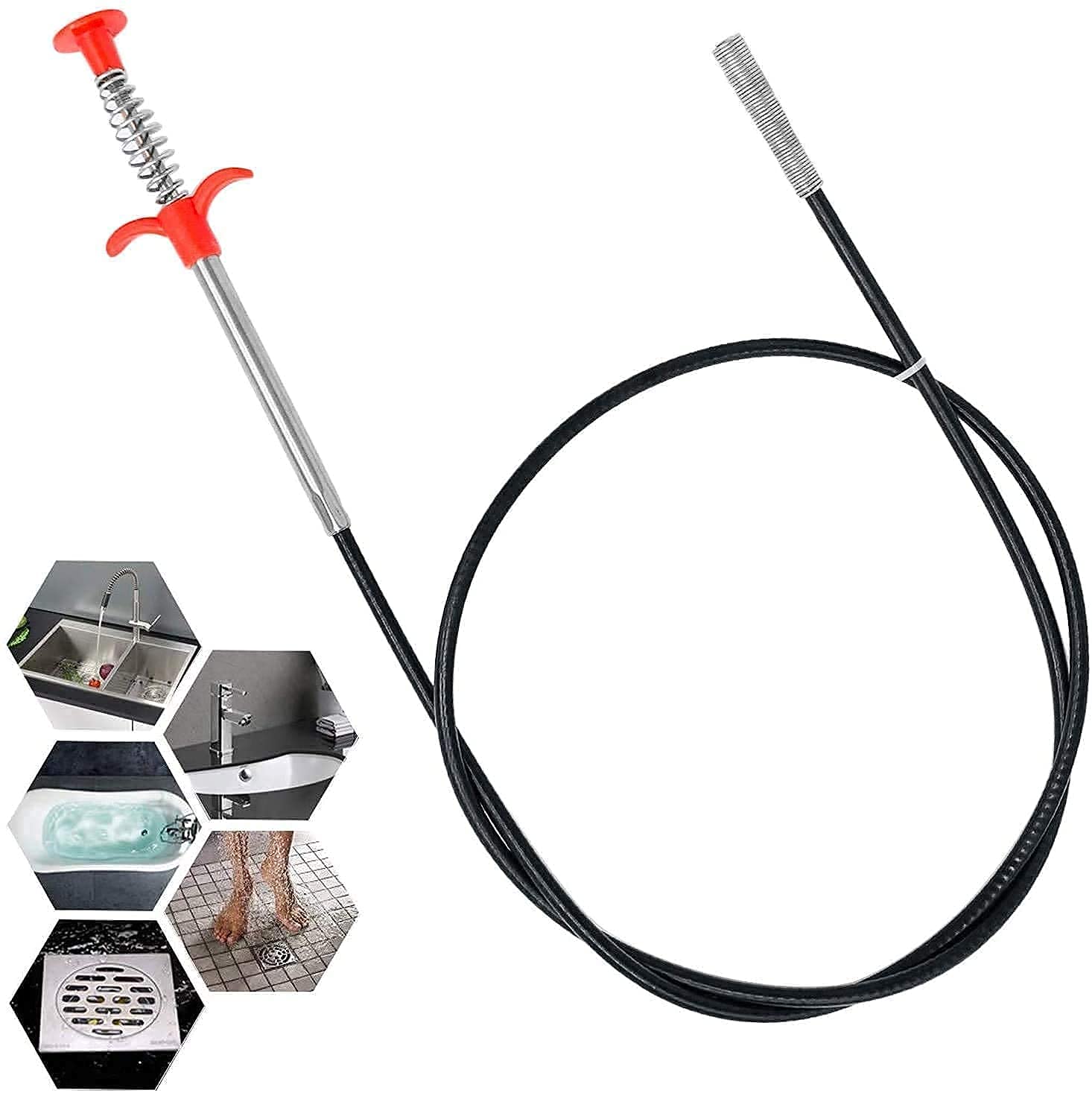 Flexible Sink Cleaning Pipe Drain Cleaner