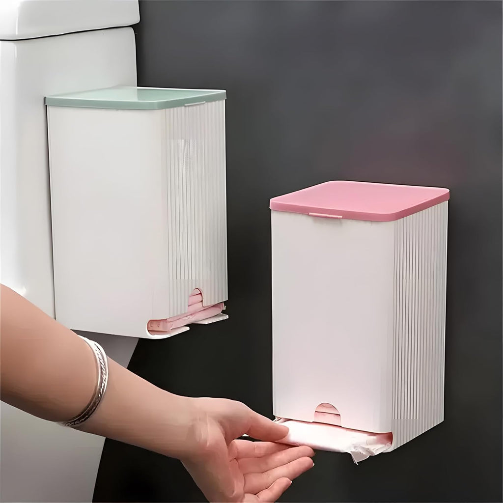 Wall-Mounted Sanitary Napkin Storage Box