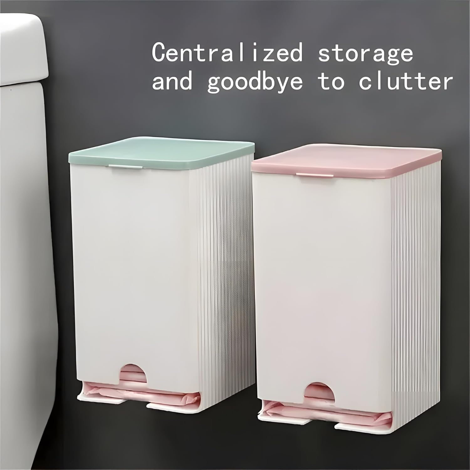 Wall-Mounted Sanitary Napkin Storage Box