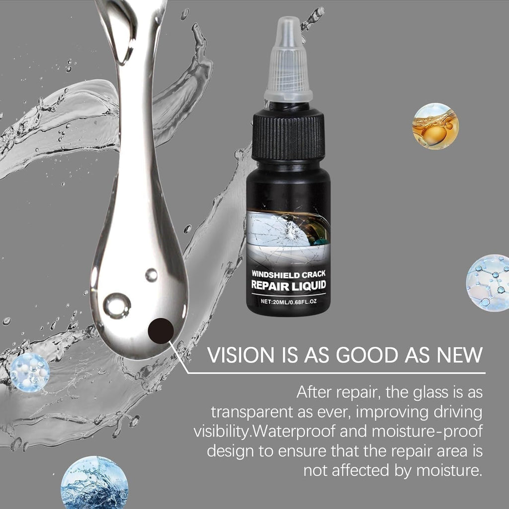 Car Windshield Crack Repair Kit