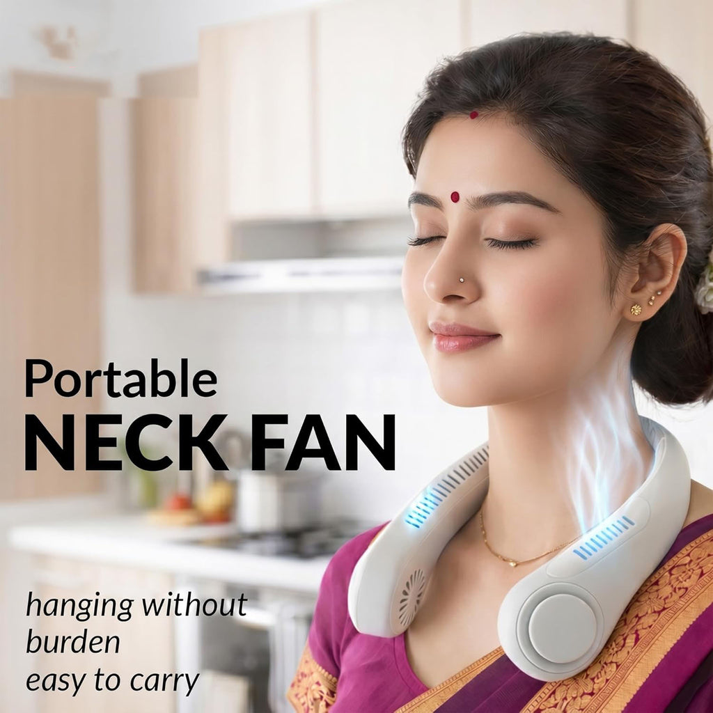 Portable Wearable Neck Fan
