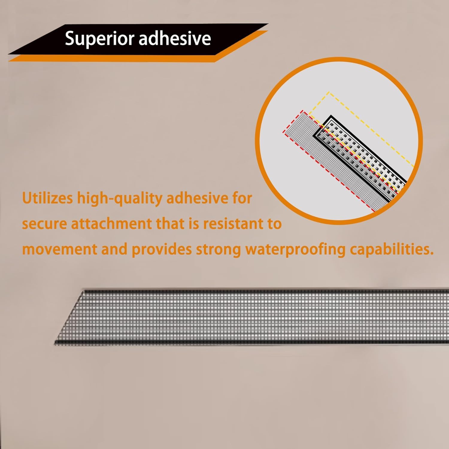 Self Adhesive Mesh Roll for Bathroom
