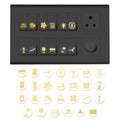 Gold Switch Stickers Golden Embossed for Switch Board