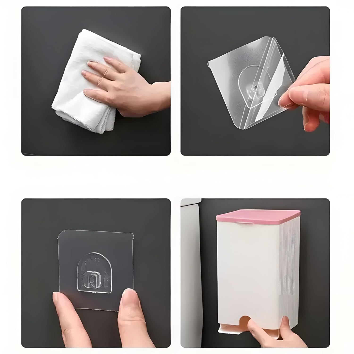Wall-Mounted Sanitary Napkin Storage Box