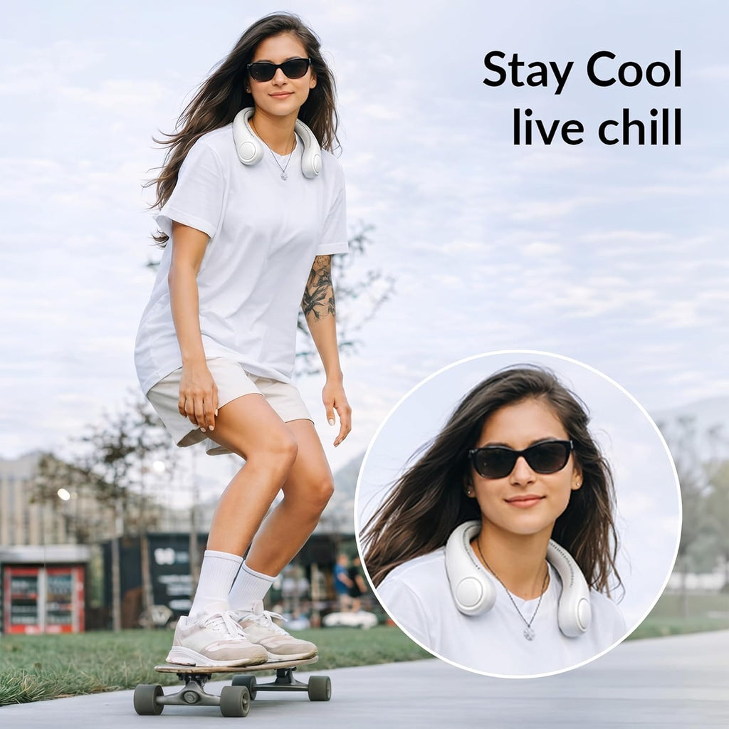 Portable Wearable Neck Fan