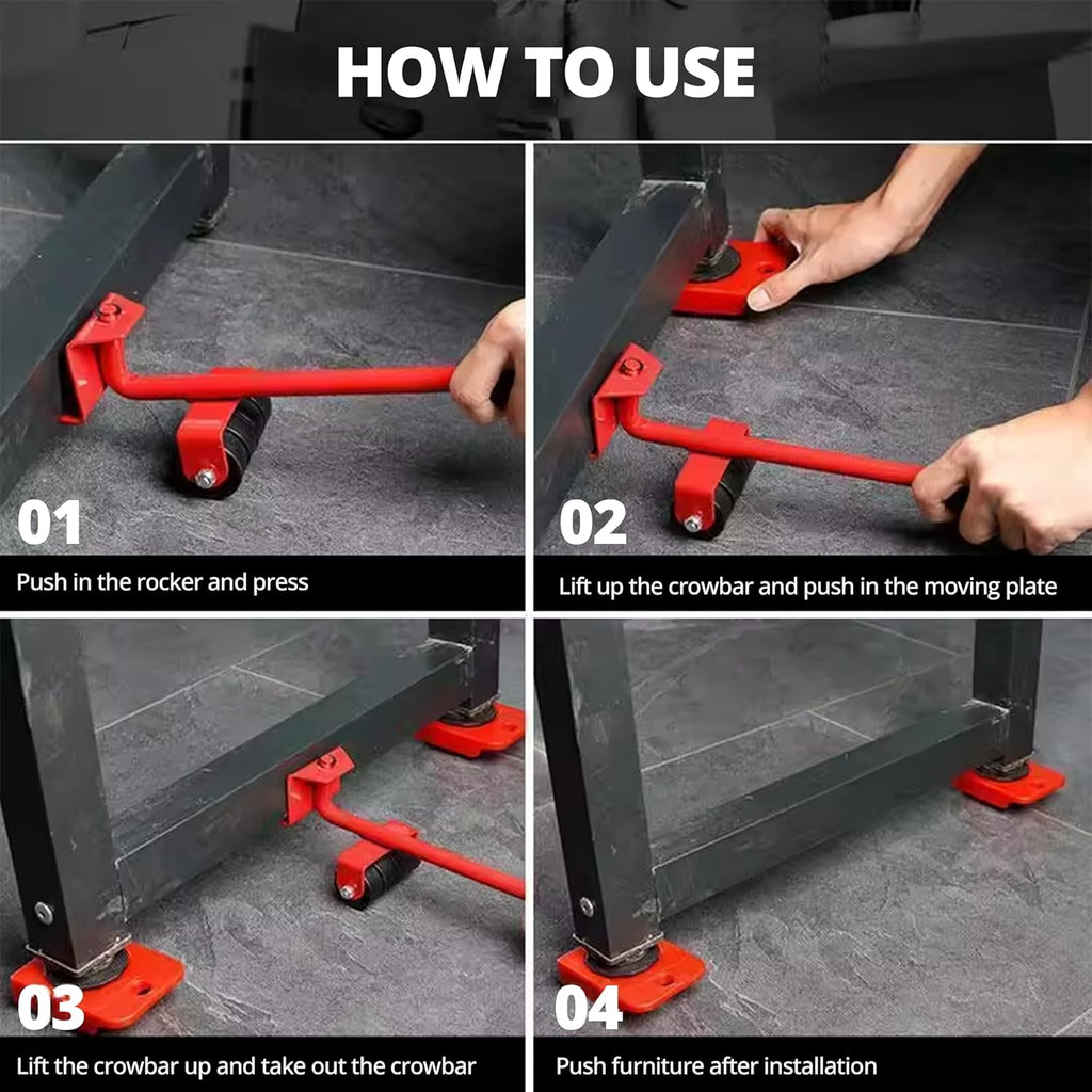 Furniture Lifter and Mover Tool Set