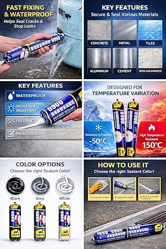 Waterproof Silicone Sealant, Fast Fixing Fast Drying Roof Adhesive