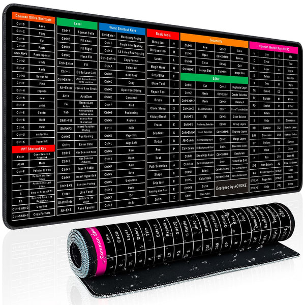 Keyboard Shortcut Mouse Pad