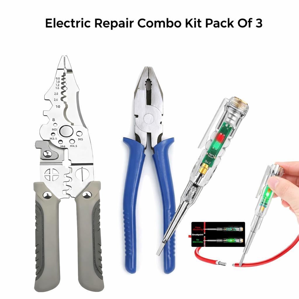 All-in-1 Multifunction Stainless Steel Wire Stripper Tool