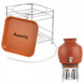 Stainless Steel Heavy Matka Stand with Tray Holder,